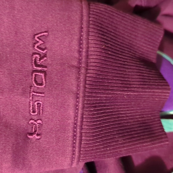 Under Armour UA Storm1 Fleece Purple Hoodie Sweatshirt Size M Used Excellent - Picture 4 of 4